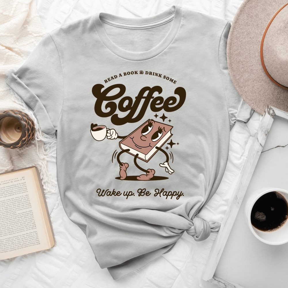 Read A Book Drink Some Coffee Tee