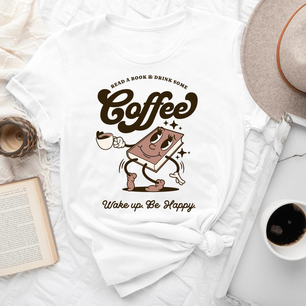 Read A Book Drink Some Coffee Tee