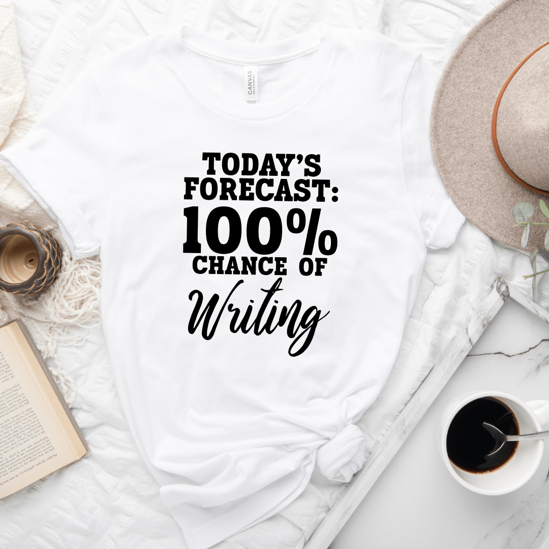 100 Chance Of Writing Tee