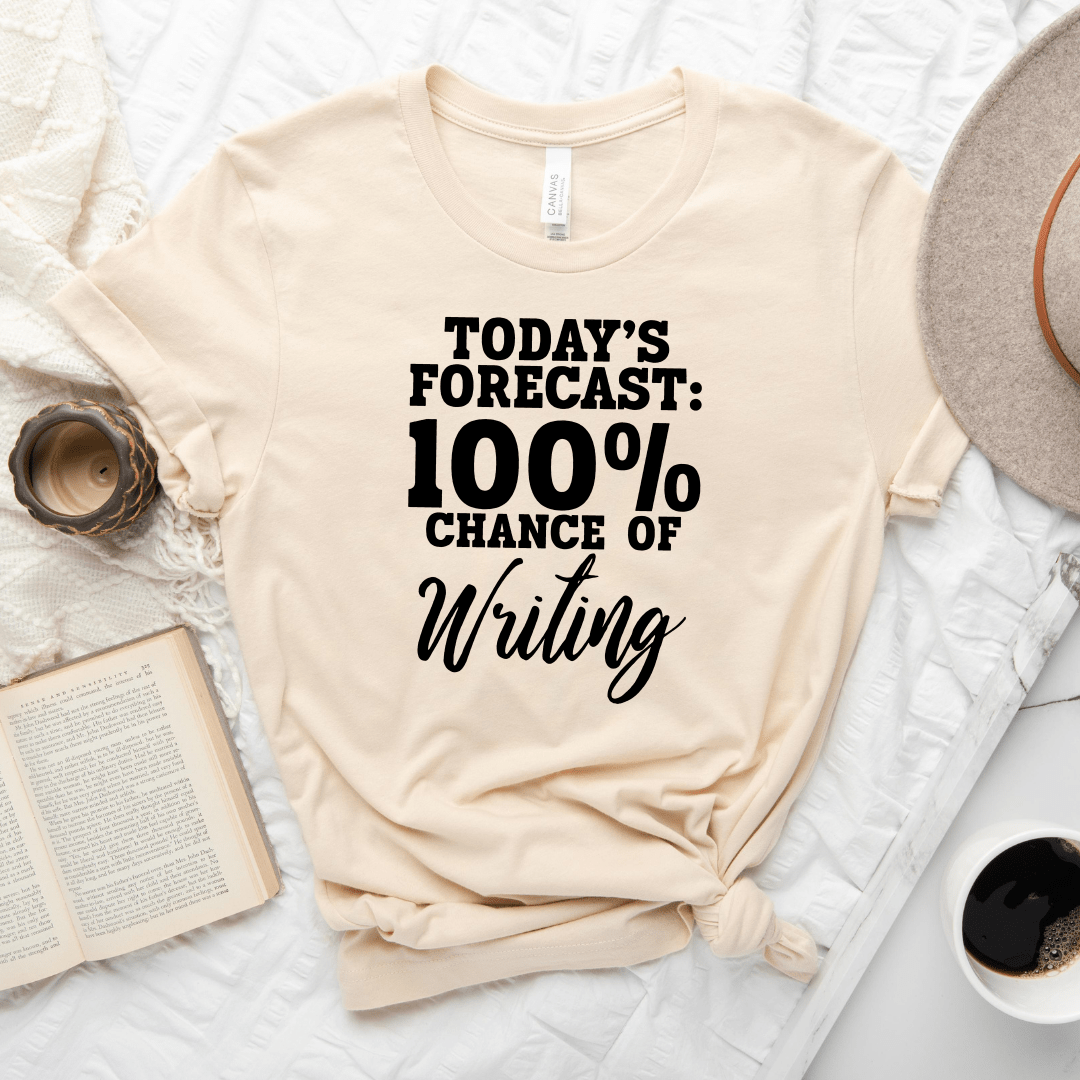 100 Chance Of Writing Tee