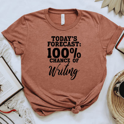 100 Chance Of Writing Tee