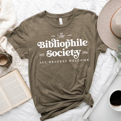 Bibliophile Society Tee