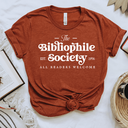 Bibliophile Society Tee