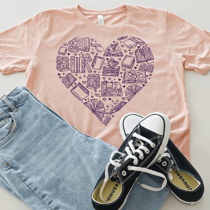 Book of Hearts Tee