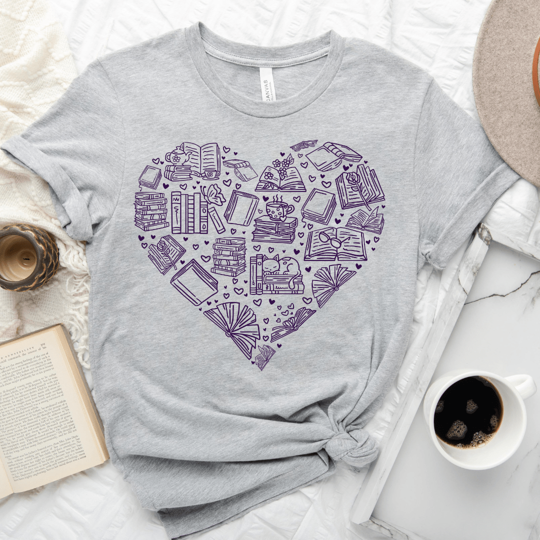 Book of Hearts Tee