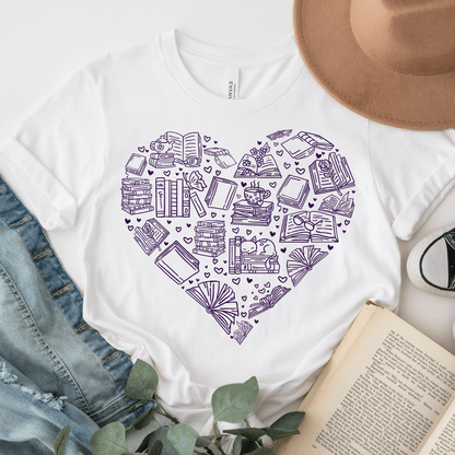 Book of Hearts Tee