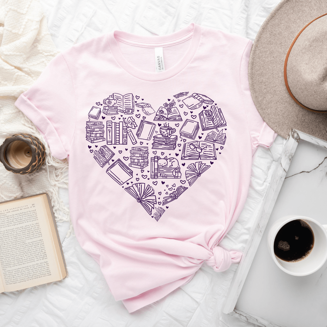 Book of Hearts Tee