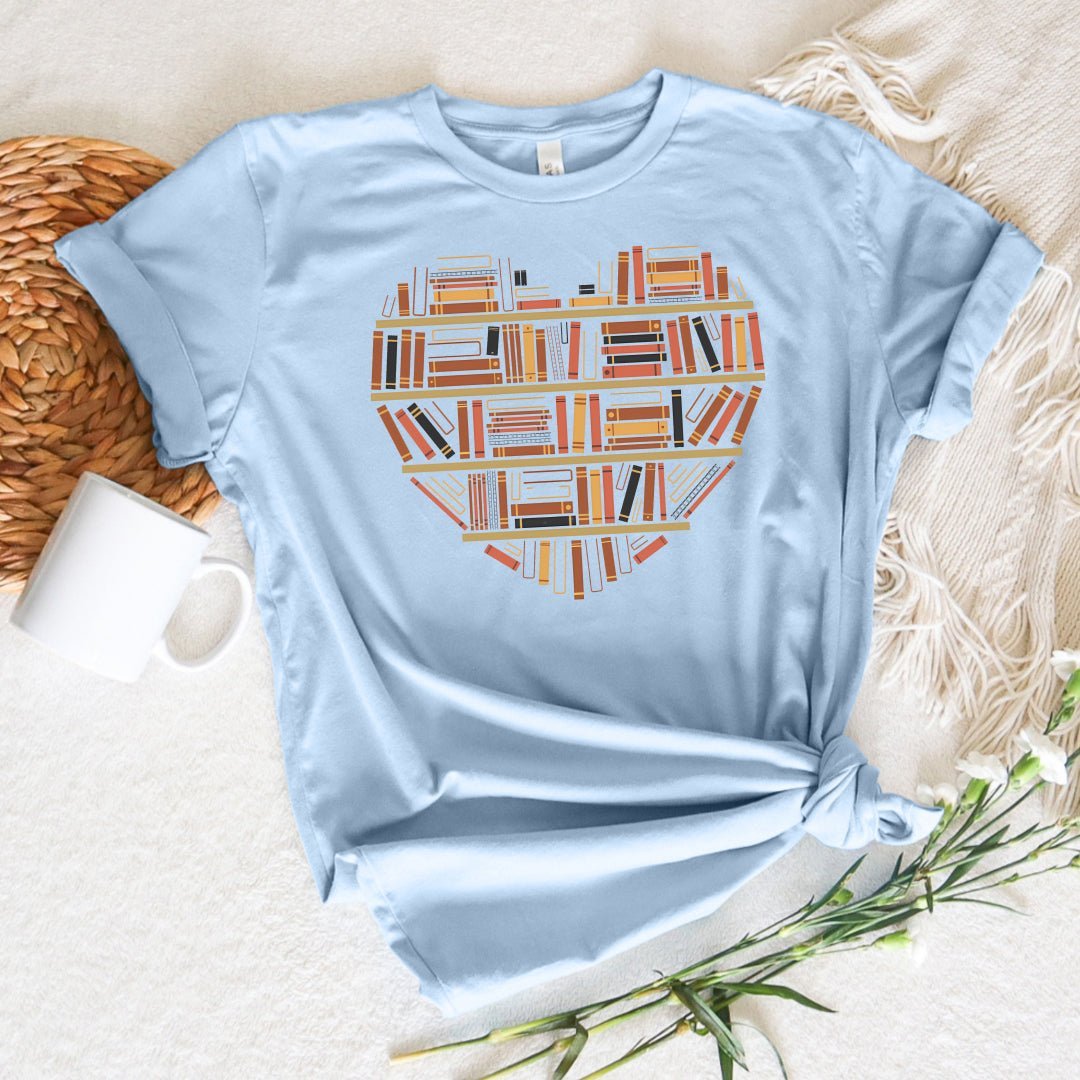 Book Tropes Heart Tee