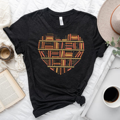 Book Tropes Heart Tee