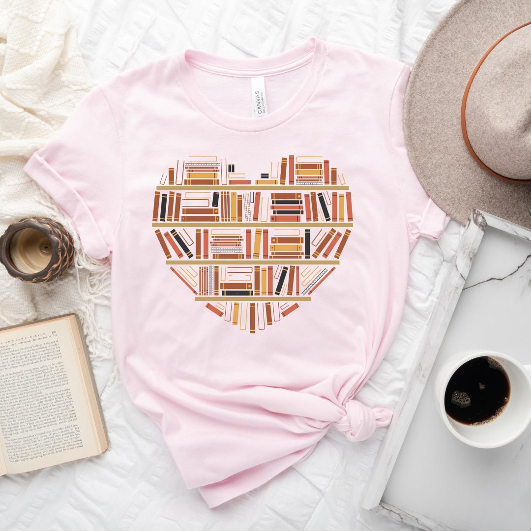 Book Tropes Heart Tee