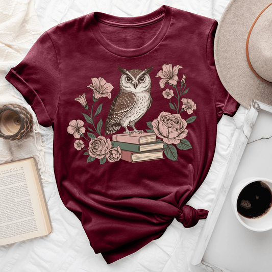 Bookish Owl Tee