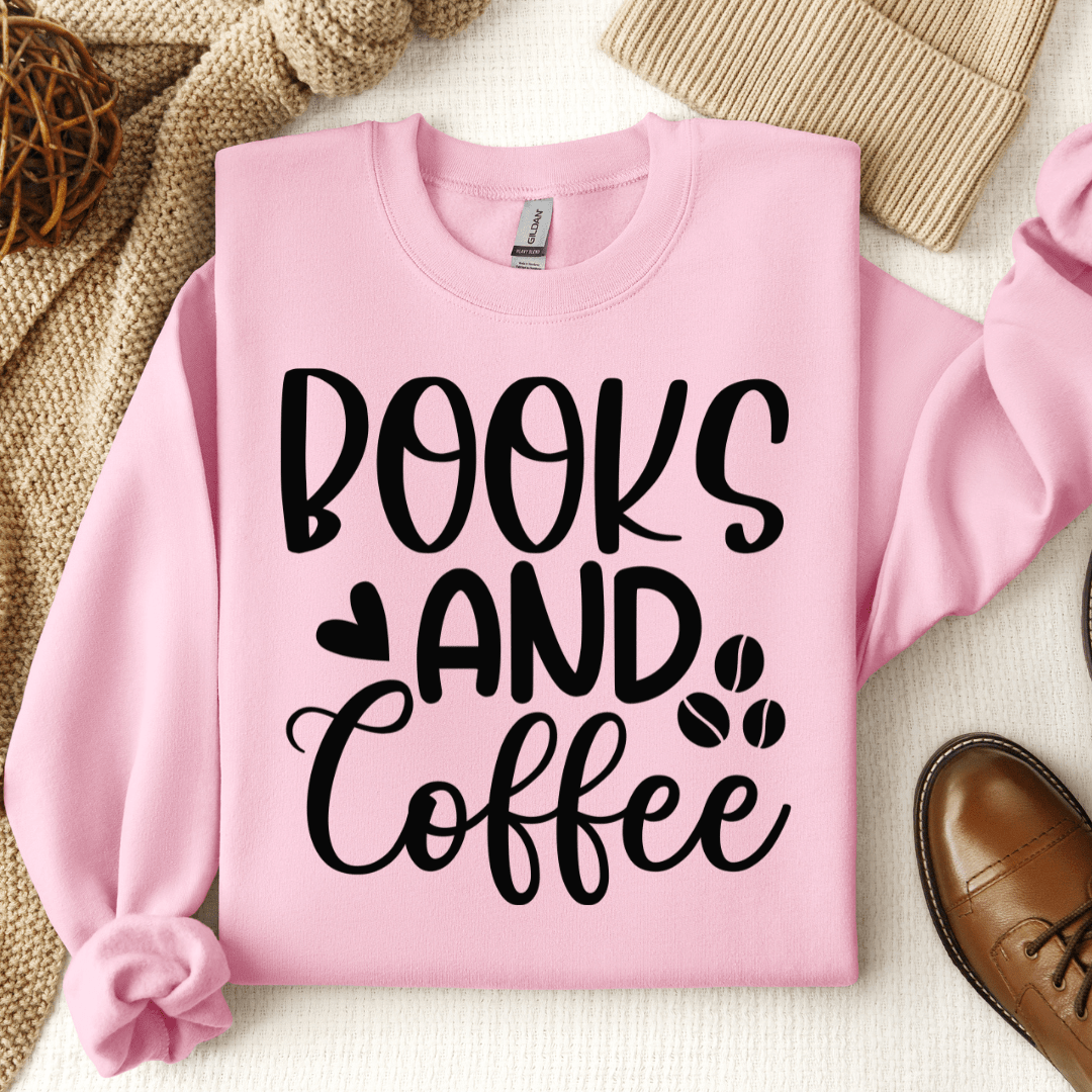 Books And Coffee Crewneck