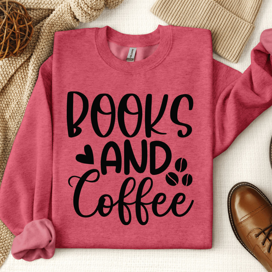 Books And Coffee Crewneck