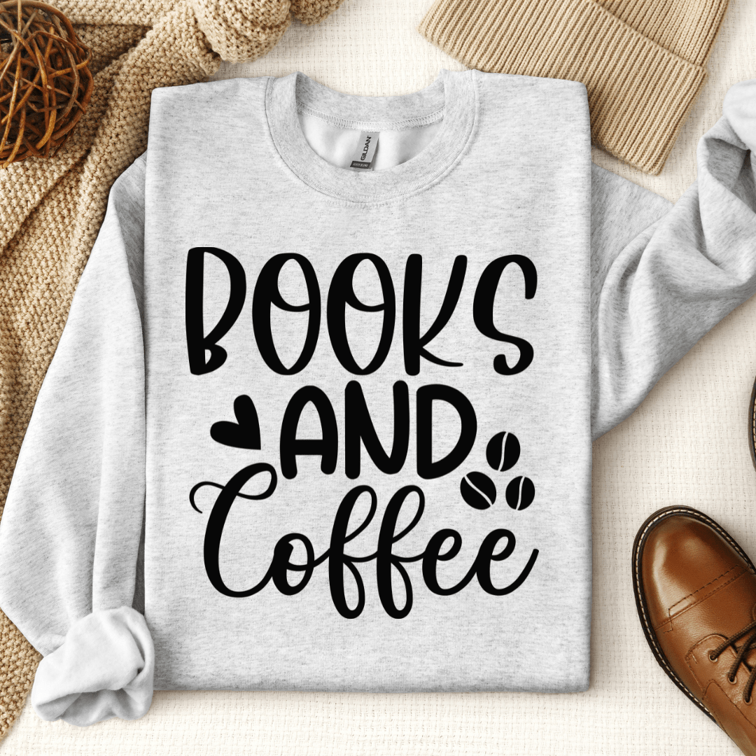 Books And Coffee Crewneck