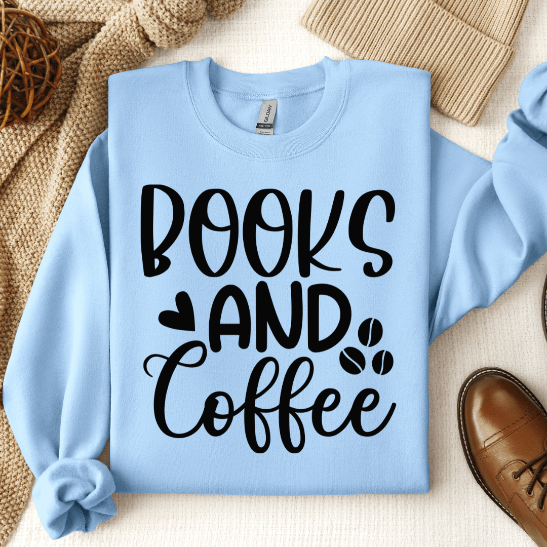 Books And Coffee Crewneck