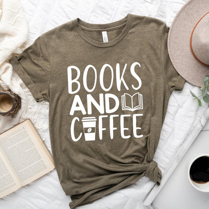 Books And Coffee Tee