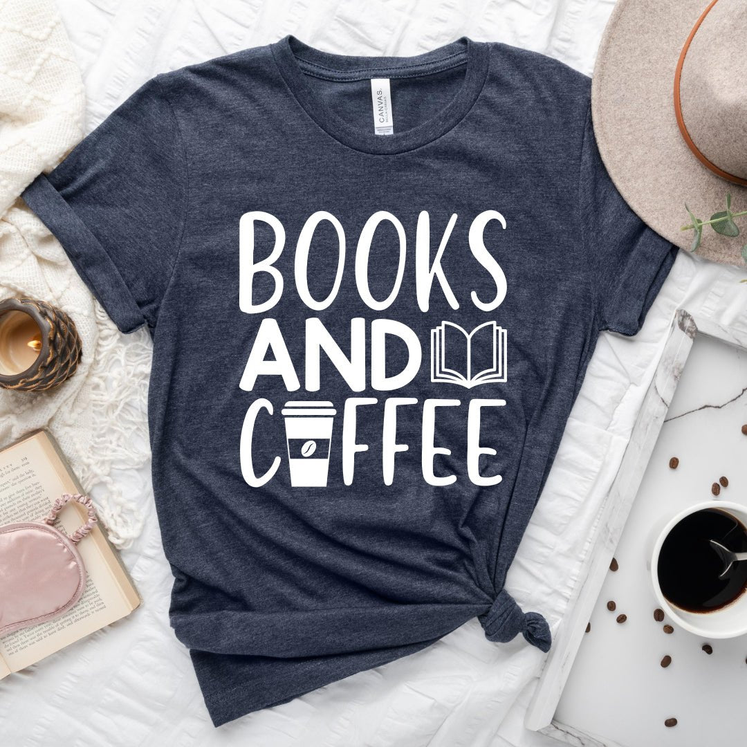 Books And Coffee Tee