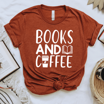 Books And Coffee Tee