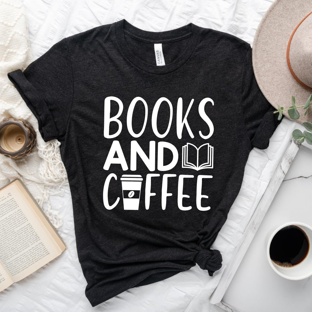 Books And Coffee Tee