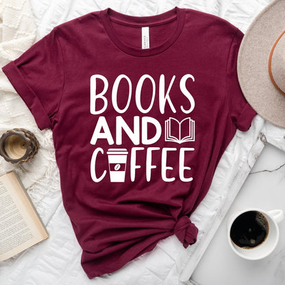 Books And Coffee Tee