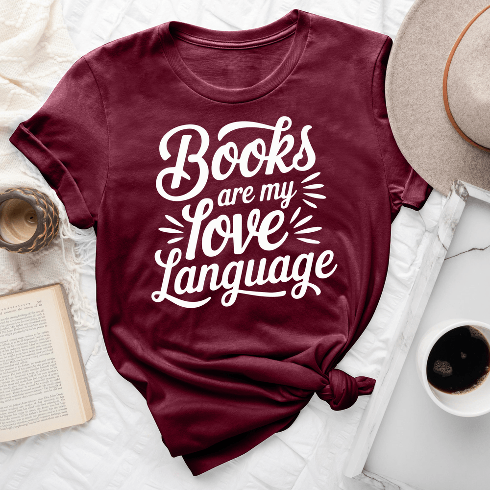 Books Are My Love Language Tee