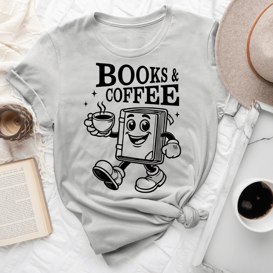 Books & Coffee Tee