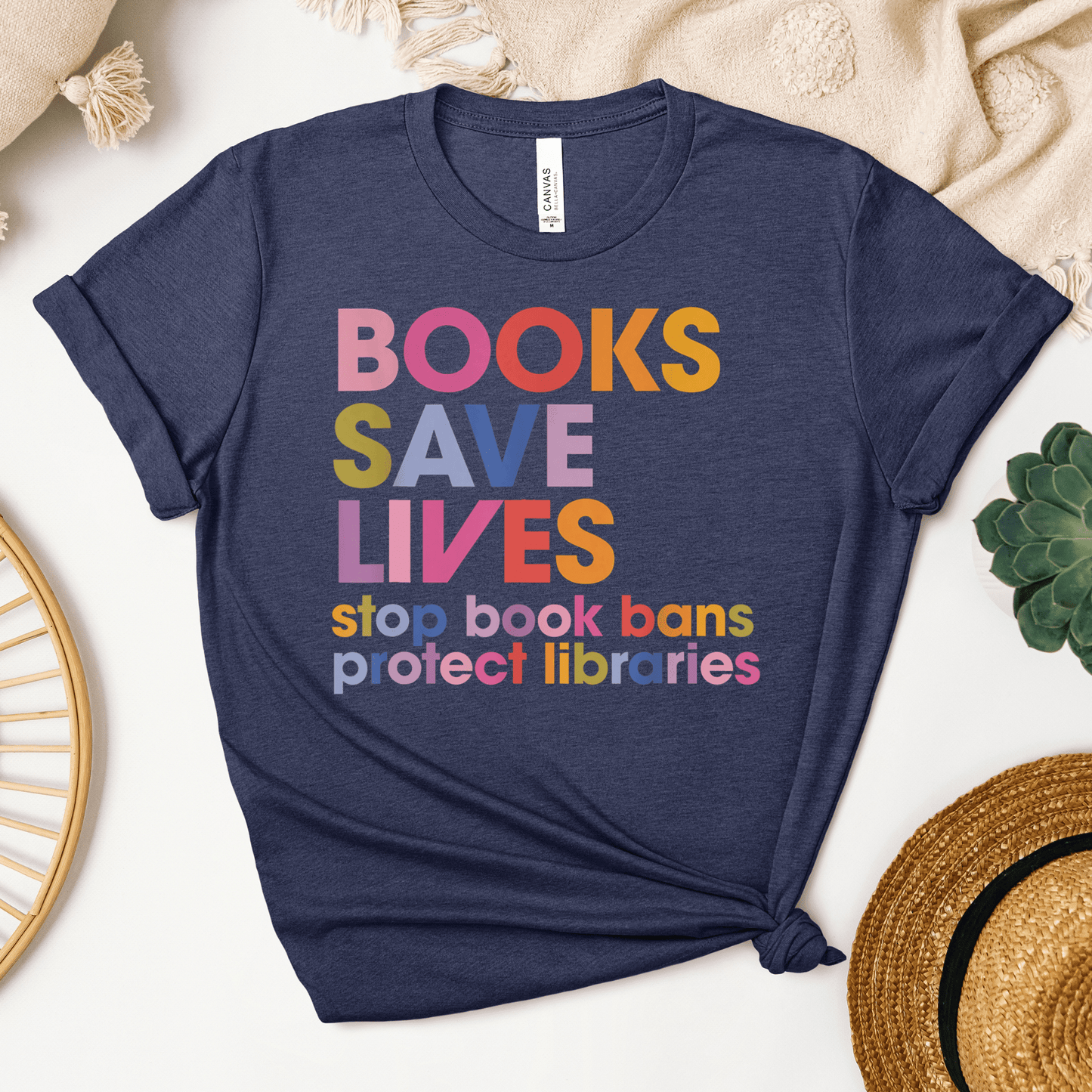 Books Save Lives Tee