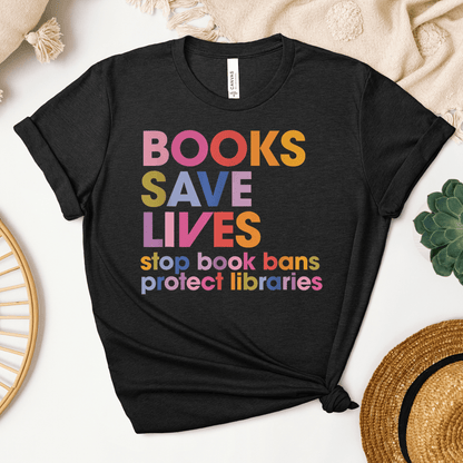 Books Save Lives Tee