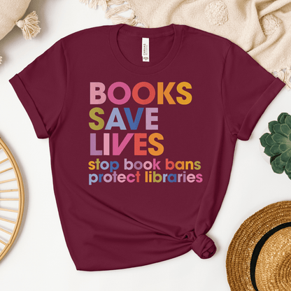 Books Save Lives Tee