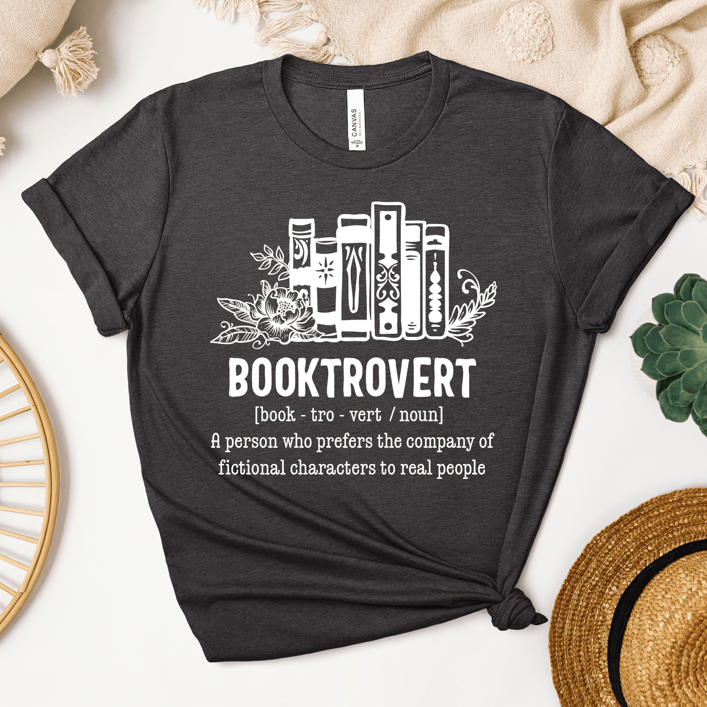 Booktrovert Tee