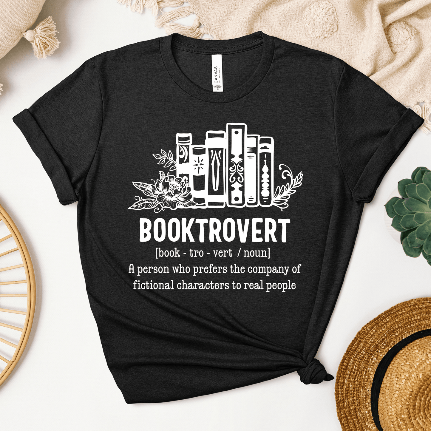 Booktrovert Tee