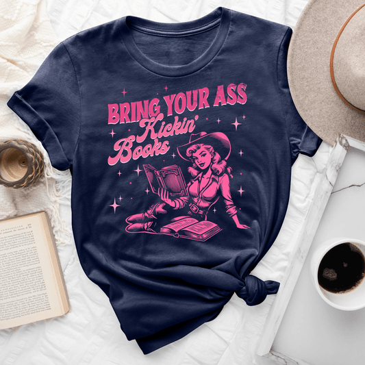 Bring Your Kickin' Books Tee