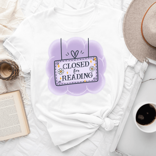 Closed For Reading Tee