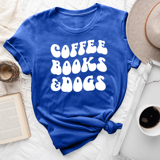 Coffee Books & Dogs Tee