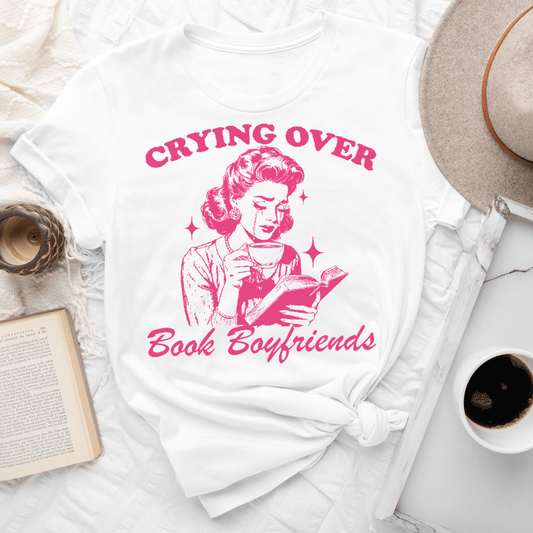 Crying Over Book Boyfriends Tee