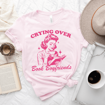 Crying Over Book Boyfriends Tee