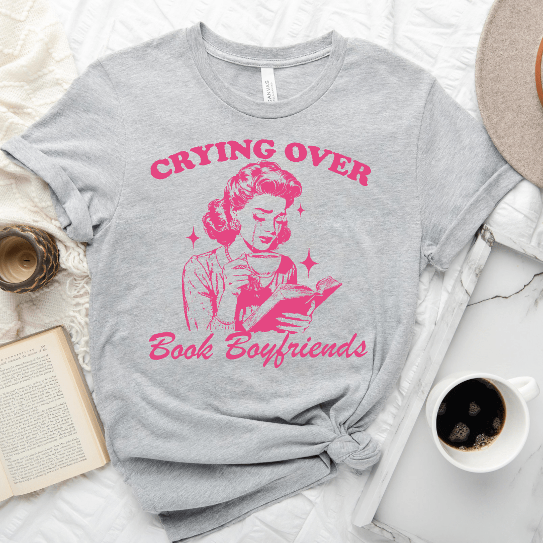 Crying Over Book Boyfriends Tee