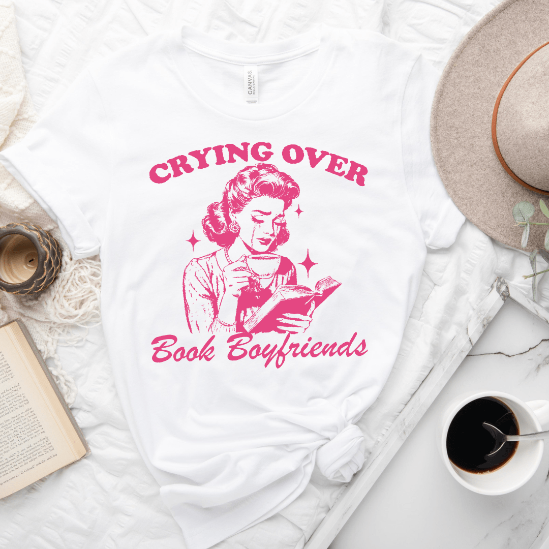 Crying Over Book Boyfriends Tee