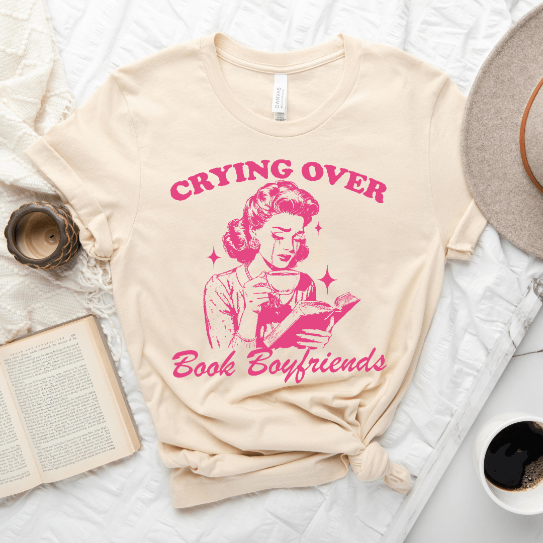 Crying Over Book Boyfriends Tee