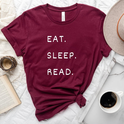 Eat Sleep Read Tee