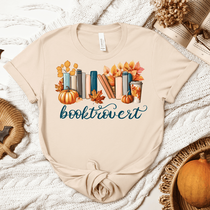 Fall Booktrovert Tee