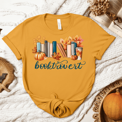 Fall Booktrovert Tee