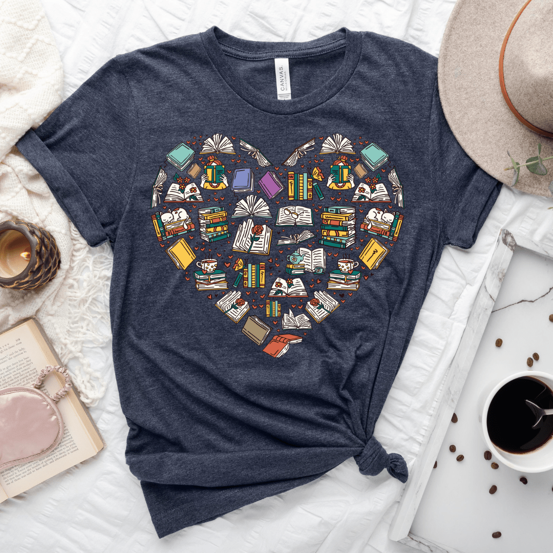 Heart of a Reader Tee