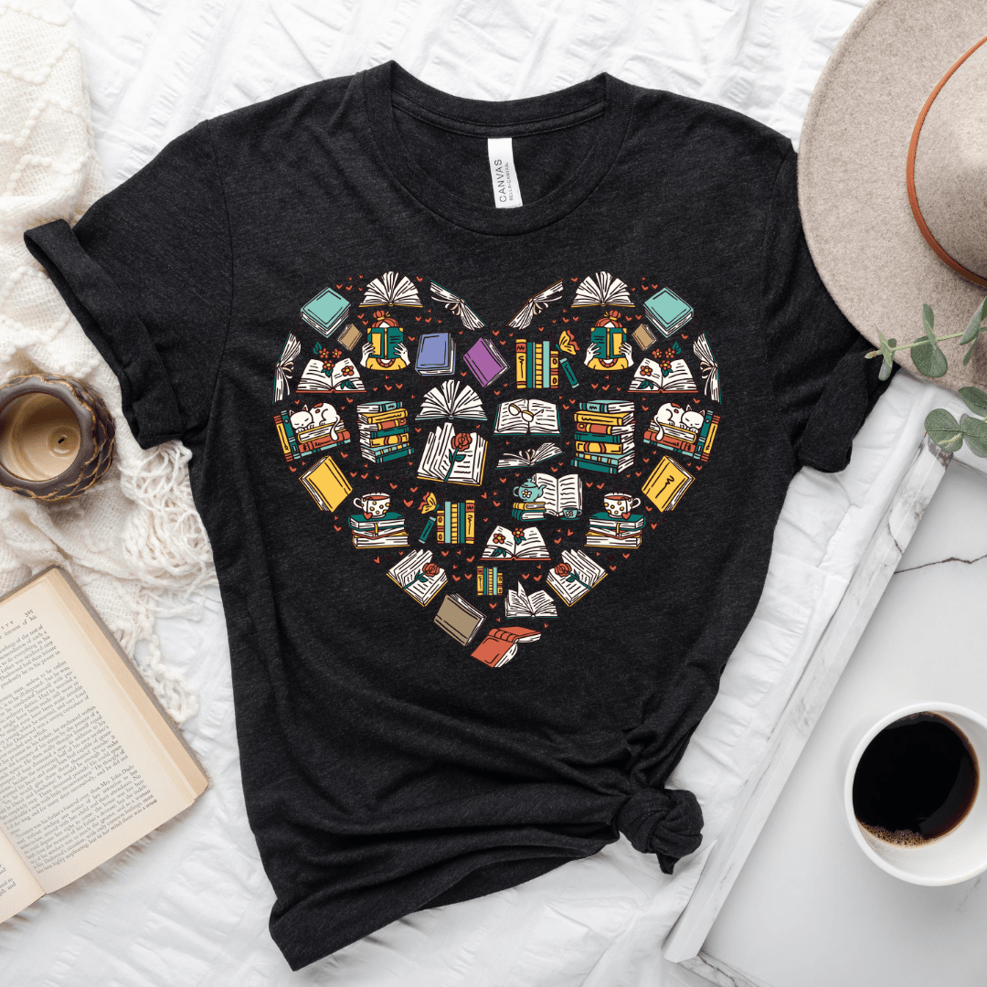 Heart of a Reader Tee