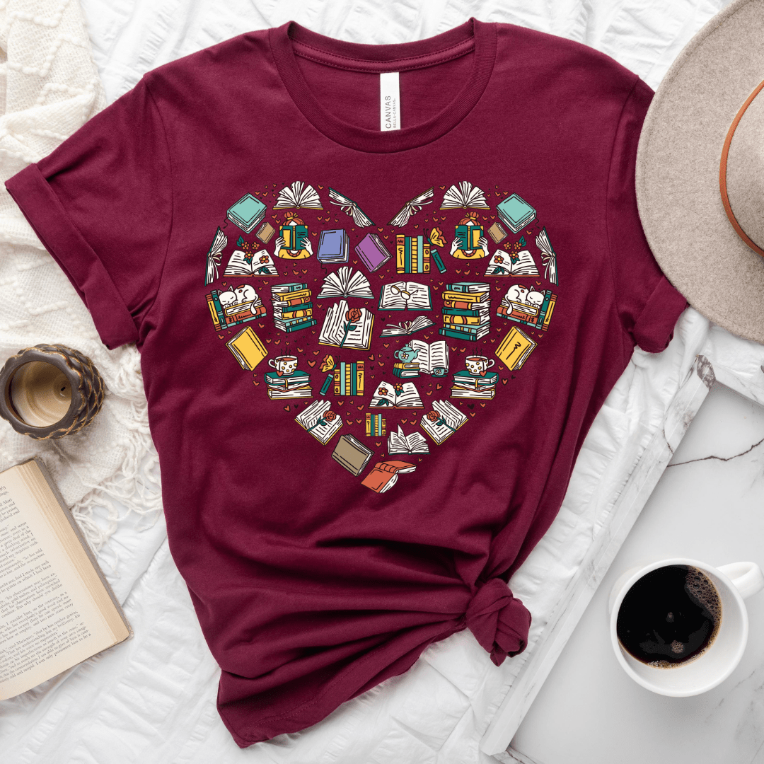 Heart of a Reader Tee