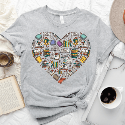 Heart of a Reader Tee