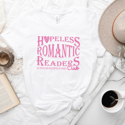 Hopeless Romantic Readers Club Tee