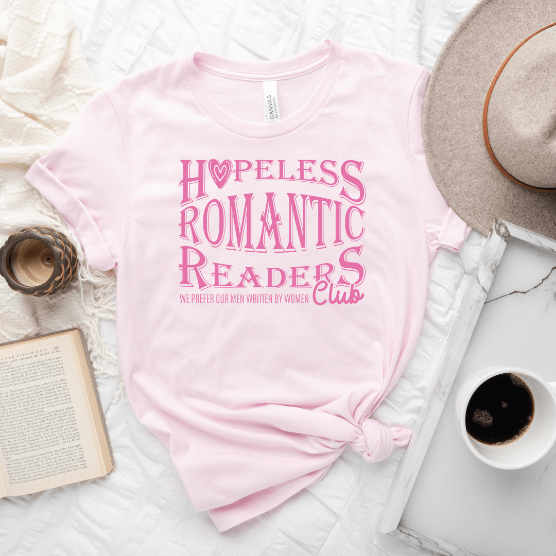 Hopeless Romantic Readers Club Tee