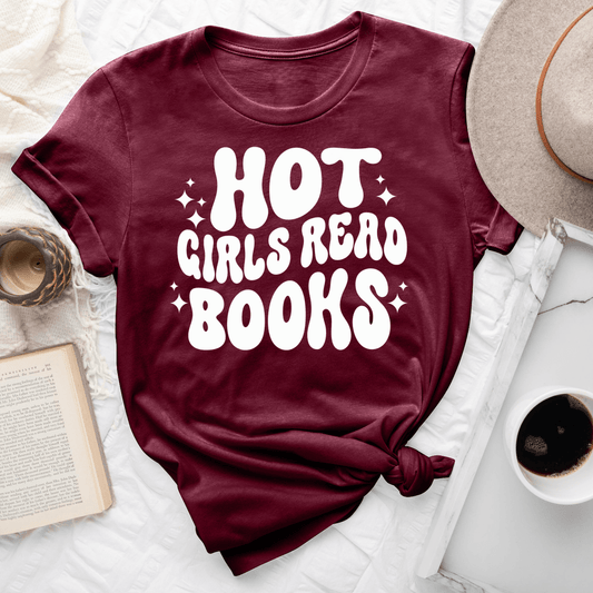 Hot Girls Read Books Tee