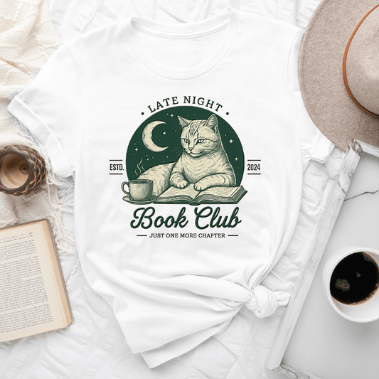 Late Night Book Club Tee